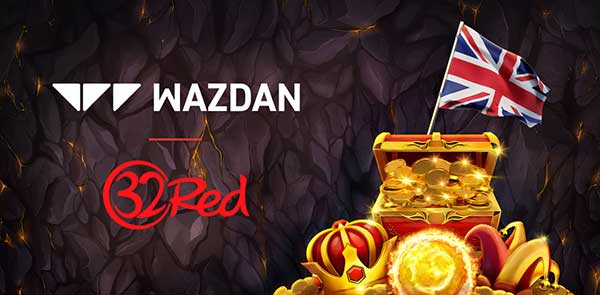 Wazdan expands in the UK with 32Red partnership