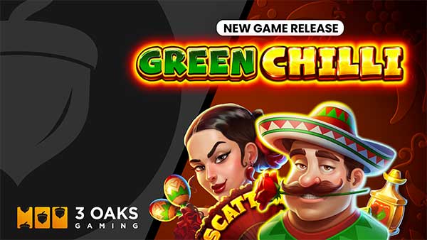 3 Oaks Gaming meningkatkan semangat dalam peluncuran terbaru Green Chilli