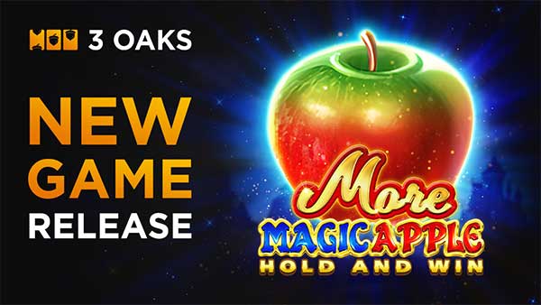 Go for those mouth-watering wins in 3 Oaks Gaming’s More Magic Apple: Hold and Win
