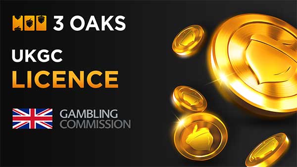 3 Oaks Gaming granted UKGC licence