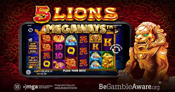 Pragmatic Play recharges Asian adventure in 5 Lions Megaways™