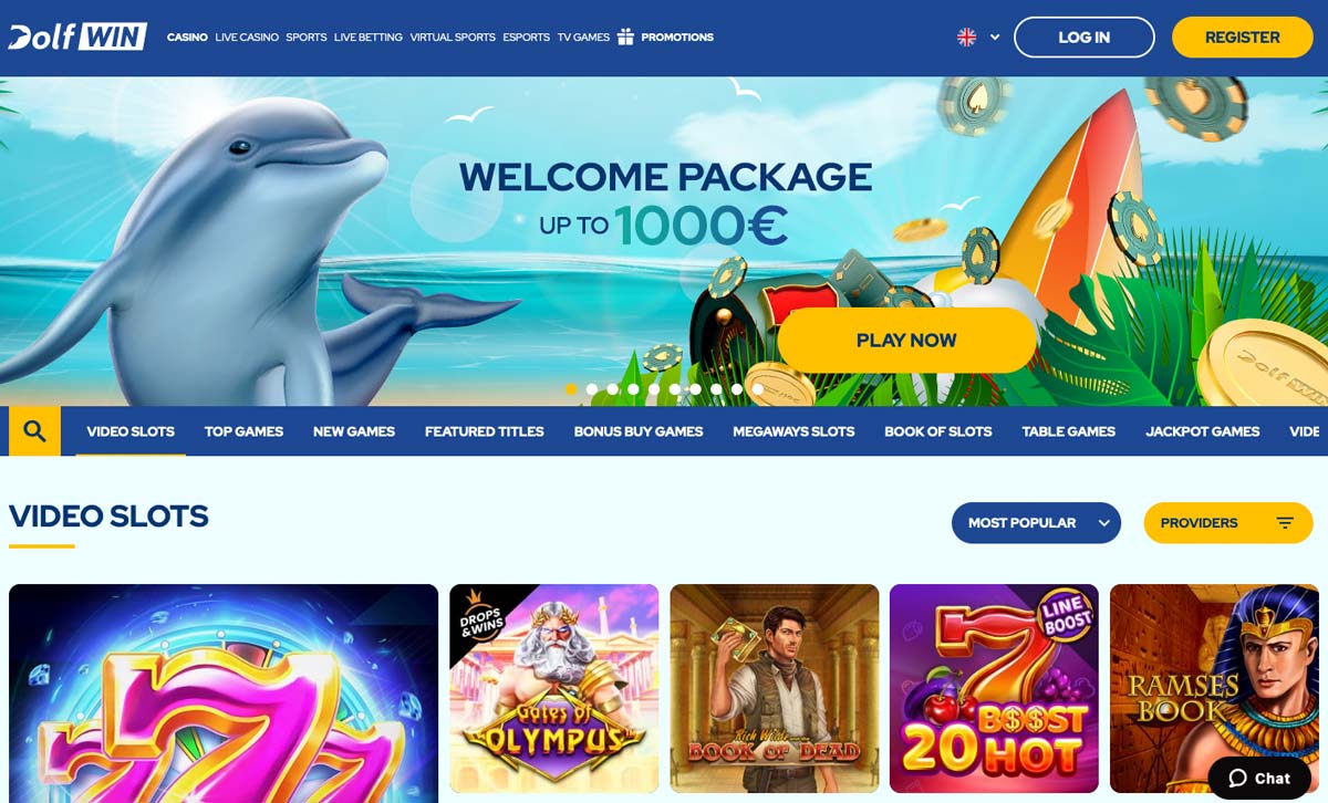 DolfWin Casino Website