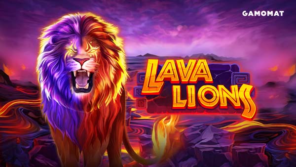 GAMOMAT releases rip-roaring Lava Lions slot