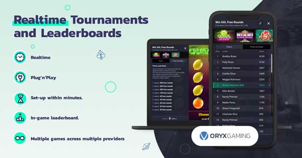 ORYX Gaming launches Tournaments and Leaderboards tool