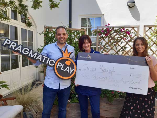 Pragmatic Play makes £10,200 donation to Cancer Relief in Gibraltar