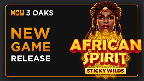Get ready for a vibrant adventure in 3 Oaks Gaming’s African Spirit Sticky Wilds