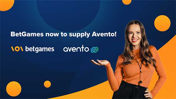 BetGames ties up agreement to supply Avento