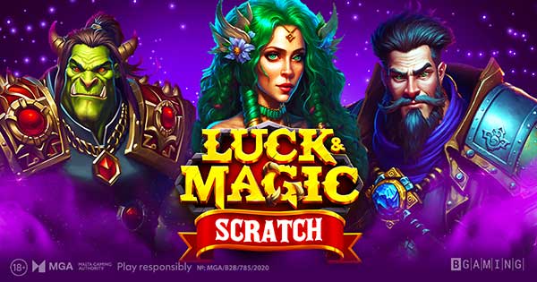 BGaming brings back popular game heroes in Luck & Magic Scratch