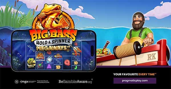 Pragmatic Play celebrates tenth catch with Big Bass Hold & Spinner Megaways™