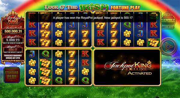 Blueprint fills the pots o’ gold to bursting point in Luck O’ The Irish Gold Spins Jackpot King  