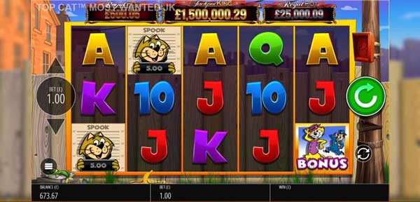 Blueprint bolsters Jackpot King series with Top Cat™  Most Wanted