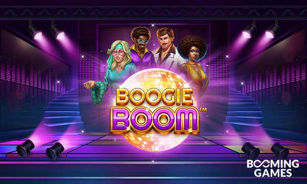 Time to get your groove on with ‘Boogie Boom’, a disco slot game by Booming Games