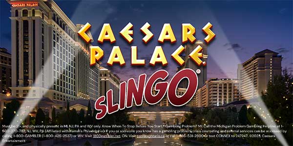 Gaming Realms Delivers Bespoke Slingo Slot Game for Caesars Palace Online Casino