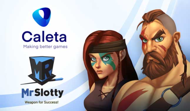 Caleta Gaming strikes MrSlotty GameHub content partnership