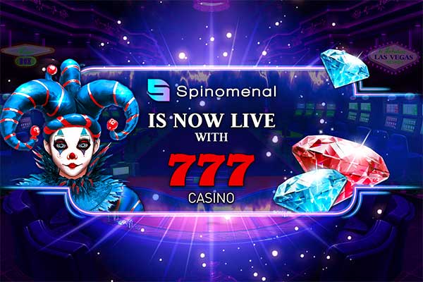 Spinomenal strikes content deal with Casino777