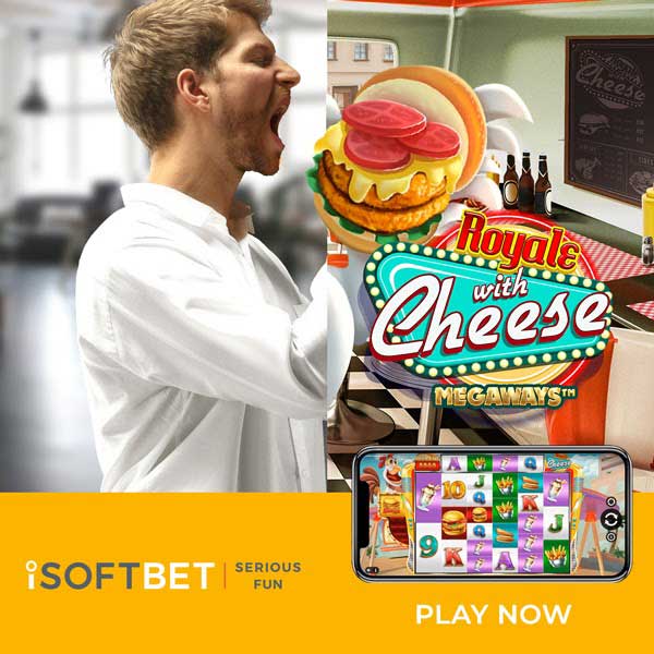 iSoftBet releases mouthwatering Royale With Cheese Megaways™
