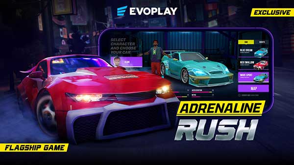 Evoplay unveils first-of-its-kind 3D racing game Adrenaline Rush