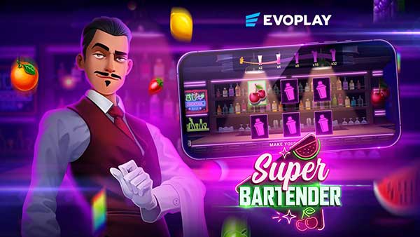 Mix the perfect cocktail in Evoplay’s latest release Super Bartender