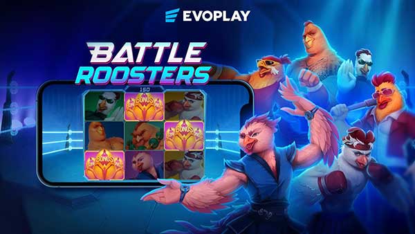 Fearless birds take to the ring in Evoplay’s latest release Battle Roosters