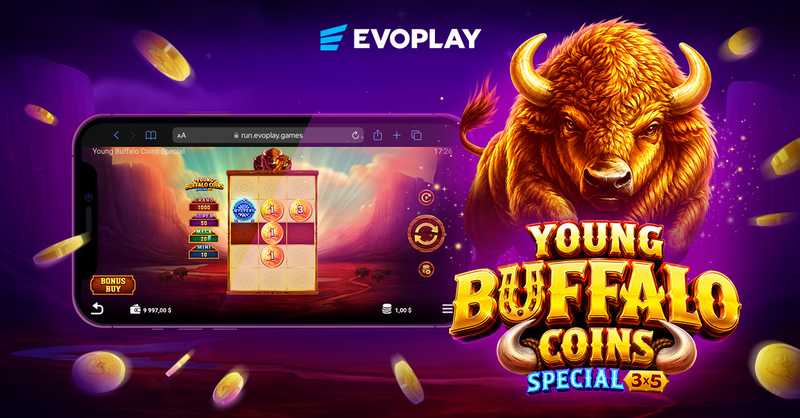Evoplay charges to the frontier with Young Buffalo Coins Special