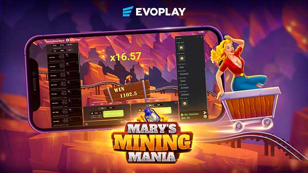 Dig for gold in Evoplay’s latest release Mary’s Mining Mania