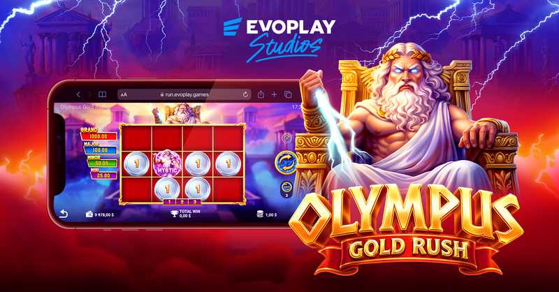 Evoplay strikes divine gold with new release Olympus Gold Rush