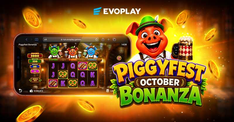 Evoplay throws open the gates on Oktoberfest with new slot Piggyfest Bonanza