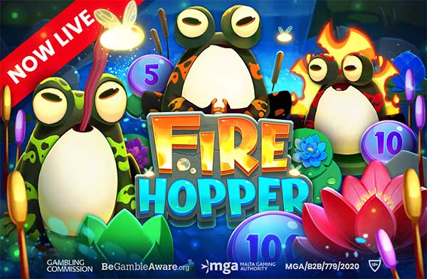 Push Gaming sets the reels ablaze in Fire Hopper