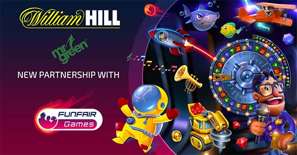 FunFair Games launches content with William Hill and Mr Green in the UK   