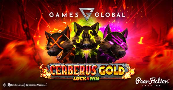 Games Global and PearFiction Studios™ excite with three thrilling LockNWin™ features in Cerberus Gold™