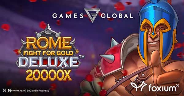 Brave the Colosseum in Games Global and Foxium™ release Rome Fight for Gold Deluxe™