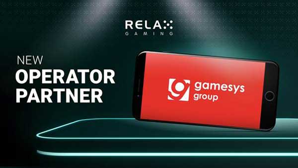 Relax Gaming launches with Gamesys Group plc in major UK deal