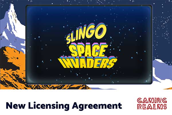 Gaming Realms partners with TAITO to launch Slingo® SPACE INVADERS