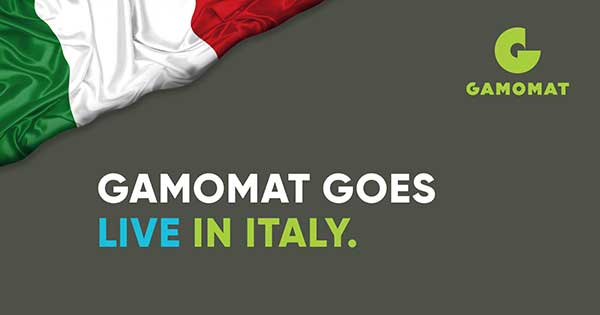 GAMOMAT expands into Italy through Bragg Gaming Group partnership