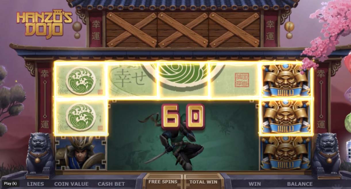 Hanzo's Dojo Slot by Yggdrasil Gaming