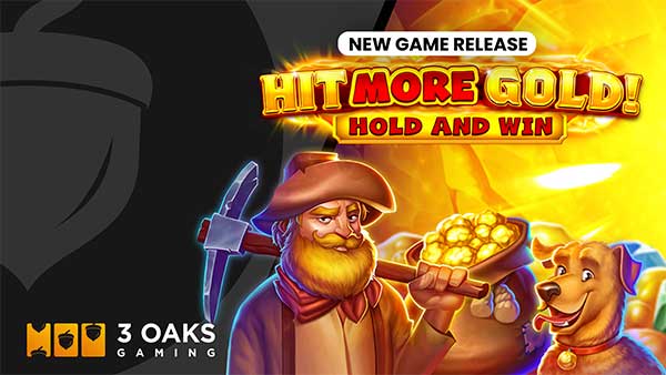 Unveil the treasure in 3 Oaks Gaming’s latest release Hit more Gold!