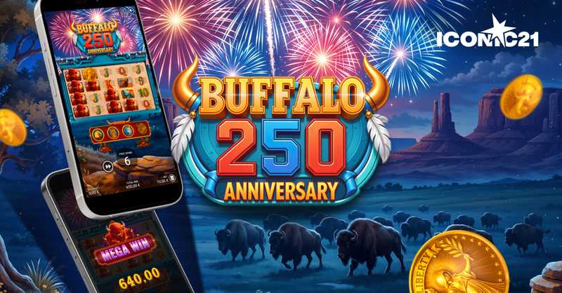 ICONIC 21 Marks America’s 250th Anniversary with new Buffalo slot