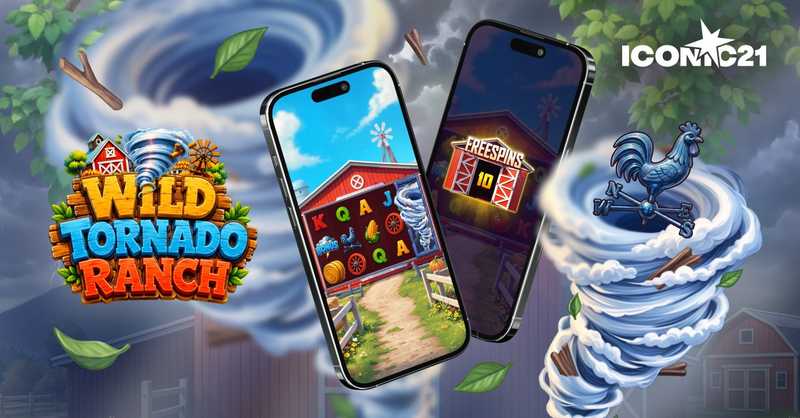 ICONIC21 Launches Wild Tornado Ranch,
 a Storm-Chasing Slot Featuring Multipliers Up to 1,024x