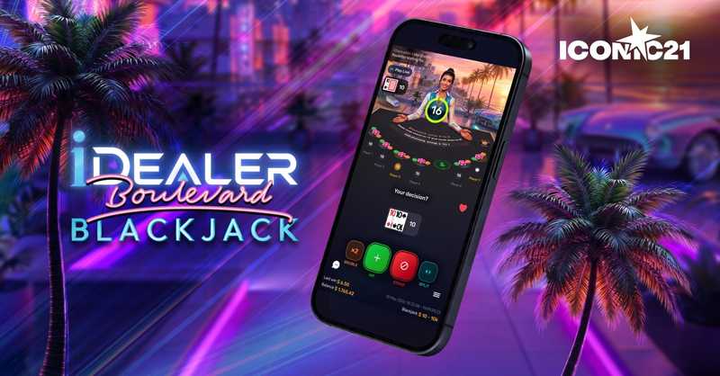ICONIC21 takes its AI-powered dealer to Miami with the release of iDealer Boulevard Blackjack