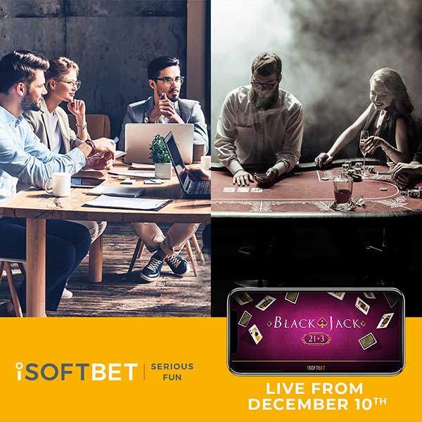 iSoftBet delivers fresh twist on classic card game with Blackjack 21+3