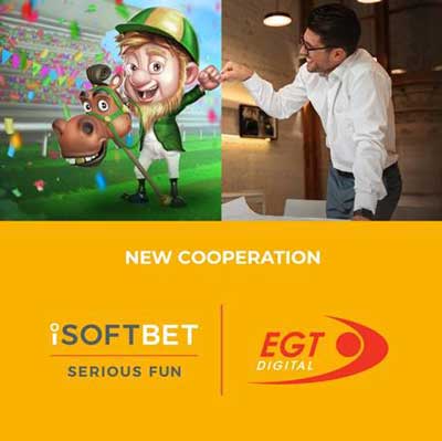 iSoftBet confirms content partnership with EGT Digital  