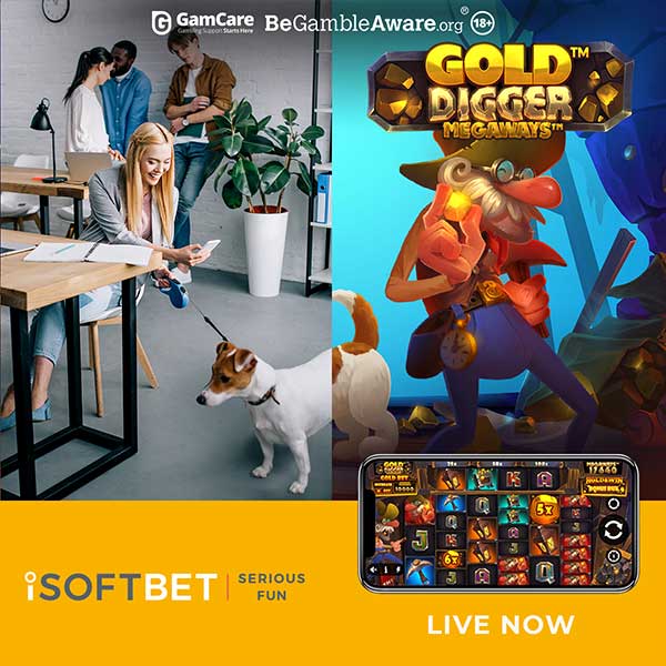 iSoftBet finds even more underground riches in sequel Gold Digger Megaways™