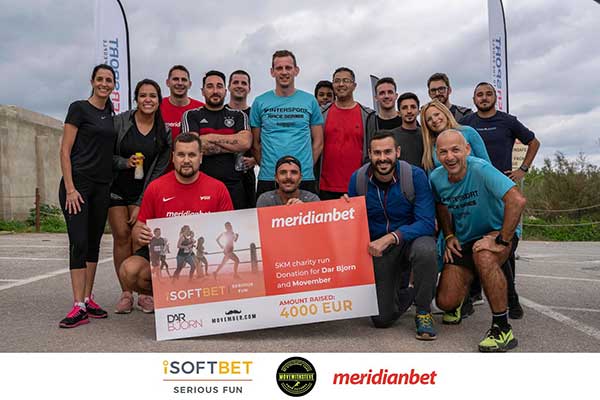 iSoftBet celebrates month-long Movember campaign with €10,000 donation