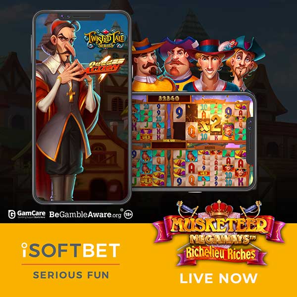 iSoftBet broadens Twisted Tale collection with thrilling Musketeer Megaways™