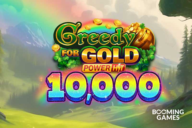 Join a pair of coin-crazy leprechauns in Greedy For Gold Power Hit 10,000 by Booming Games
