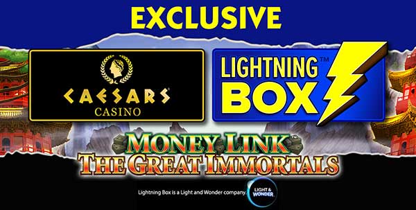 Lightning Box™ unearths riches with Money Link The Great Immortals™