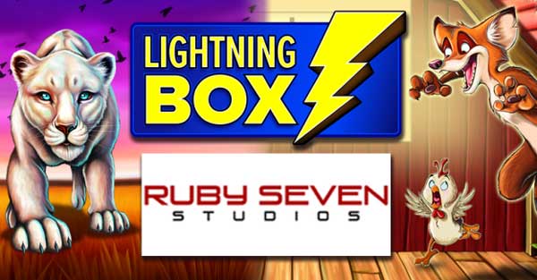 Lightning Box to supply games to Ruby Seven Studios