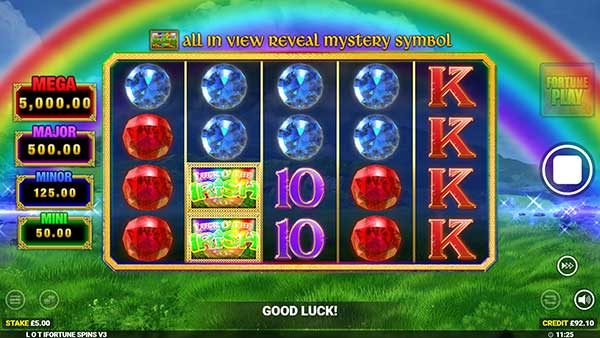 The magic triples in Blueprint Gaming’s Luck O’ The Irish Fortune Play 3