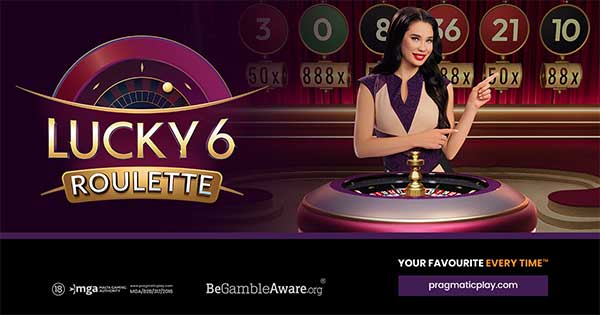 Pragmatic Play multiplies the excitement with Lucky 6 Roulette.