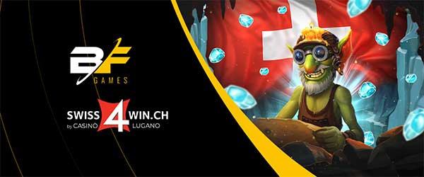 BF Games go live with Swiss4Win by Casino Lugano